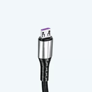 Cable Micro V8 5.1A Carga Rápida – Enmallado 1 Metro