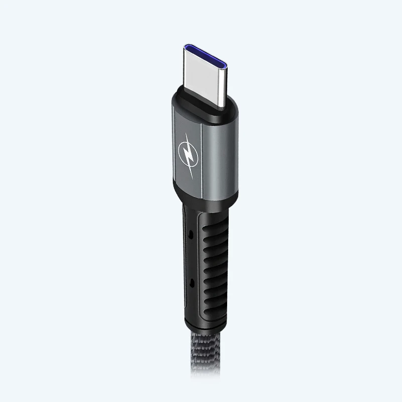Cable Tipo-C 5.1A Carga Rápida – Enmallado 1 Metro