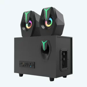 Parlante Bluetooth RGB 2.1 con Subwoofer – 10W+3Wx2