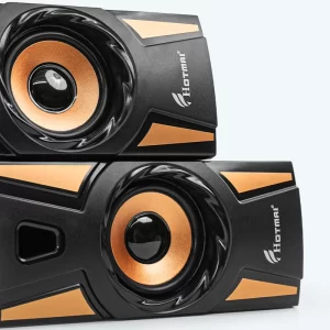 Parlante para PC Hotmai HT09 – Altavoz USB 5W x2 con Regulador de Volumen