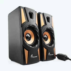 Parlante para PC Hotmai HT09 – Altavoz USB 5W x2 con Regulador de Volumen