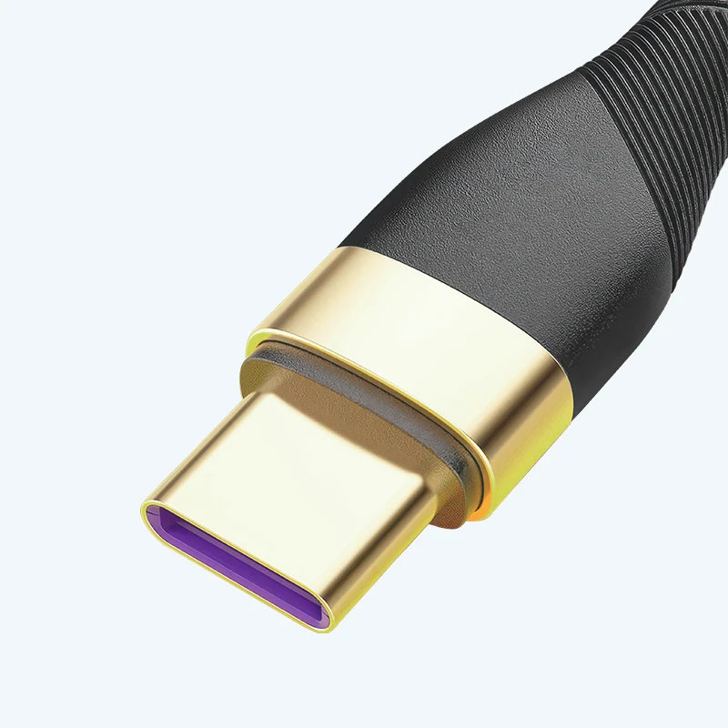 Cable Tipo-C 5.1A Carga Rápida – Enmallado 1 Metro