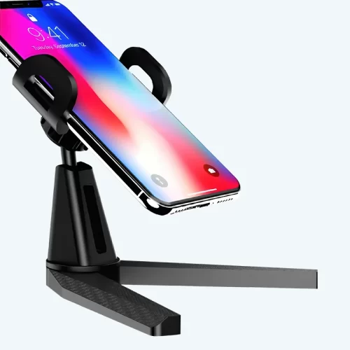 Holder de Escritorio para Teléfono – Soporte Ajustable con Giro 360°