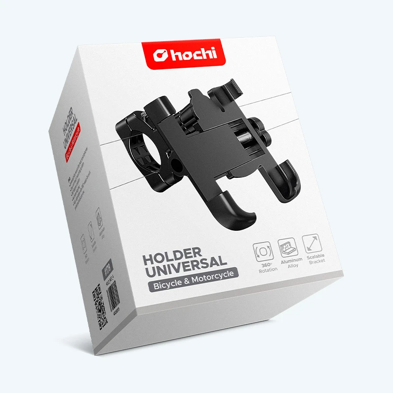 Holder Metálico para Moto y Bicicleta – Soporte de Aleación de Aluminio con Giro 360°