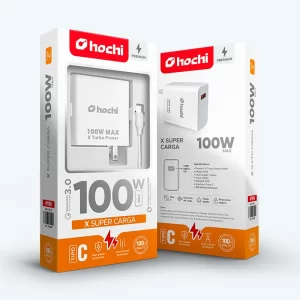 Cargador Huawei 100W Super Charge – Tipo-C, Tecnología QC 3.0