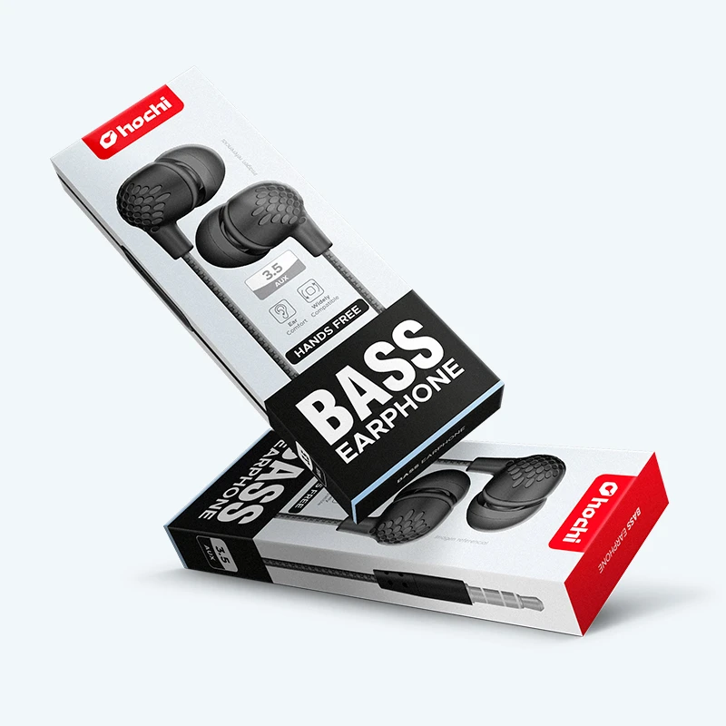 Audífono Hands Free Bass con Micrófono – Jack 3.5mm