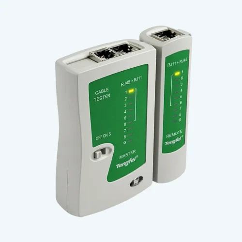 Tester para Cable de Red RJ45 – Probador Maestro y Remoto para RJ45/RJ11